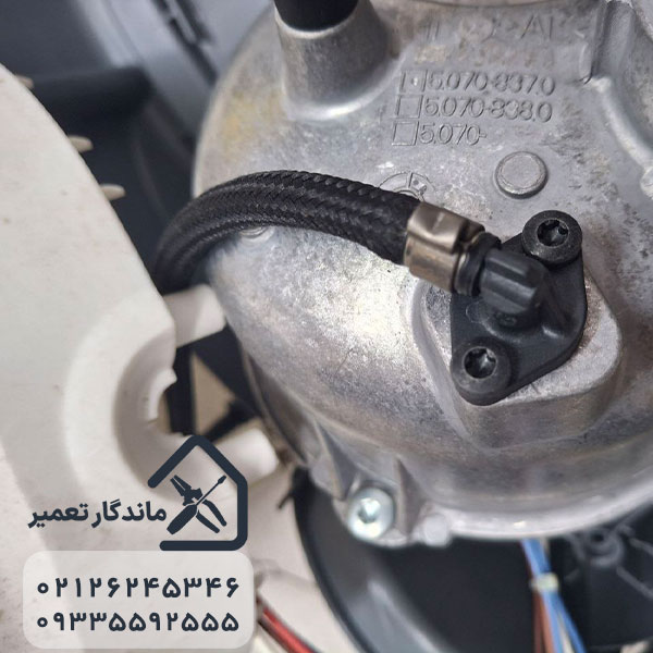 درگاه ورودی بخارشوی و اتصال شلنگ بخار به بویلر، بررسی علت بخار ندادن دستگاه بخارشوی