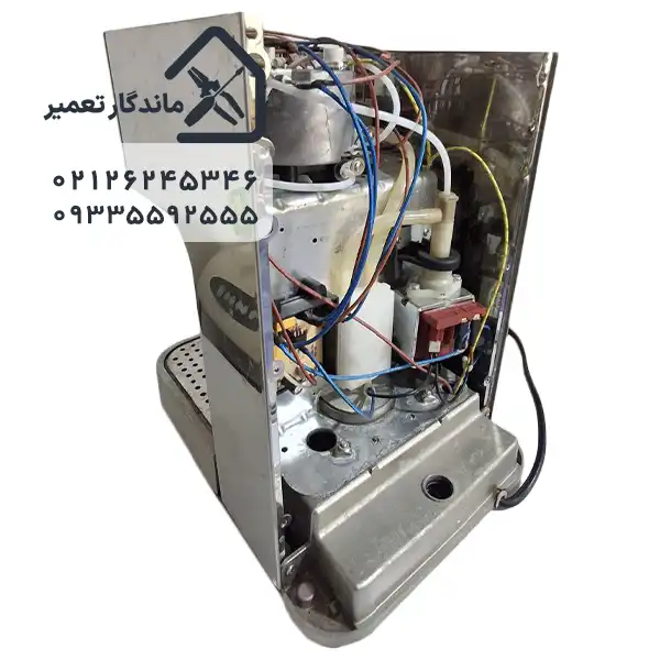 نمای فنی داخل قهوه ساز خانگی برای جرم گیری و سرویس دوره ای | رسوب زدایی اسپرسوساز و قهوه ساز در ماندگار تعمیر